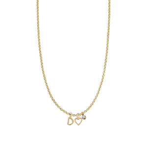Gold Build Your Own Charm Necklace