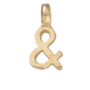 Gold Mini Alphabet Charm