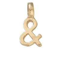Gold Mini Alphabet Charm