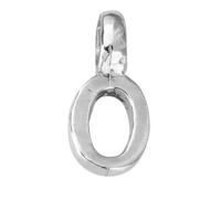Silver Mini Alphabet Charm
