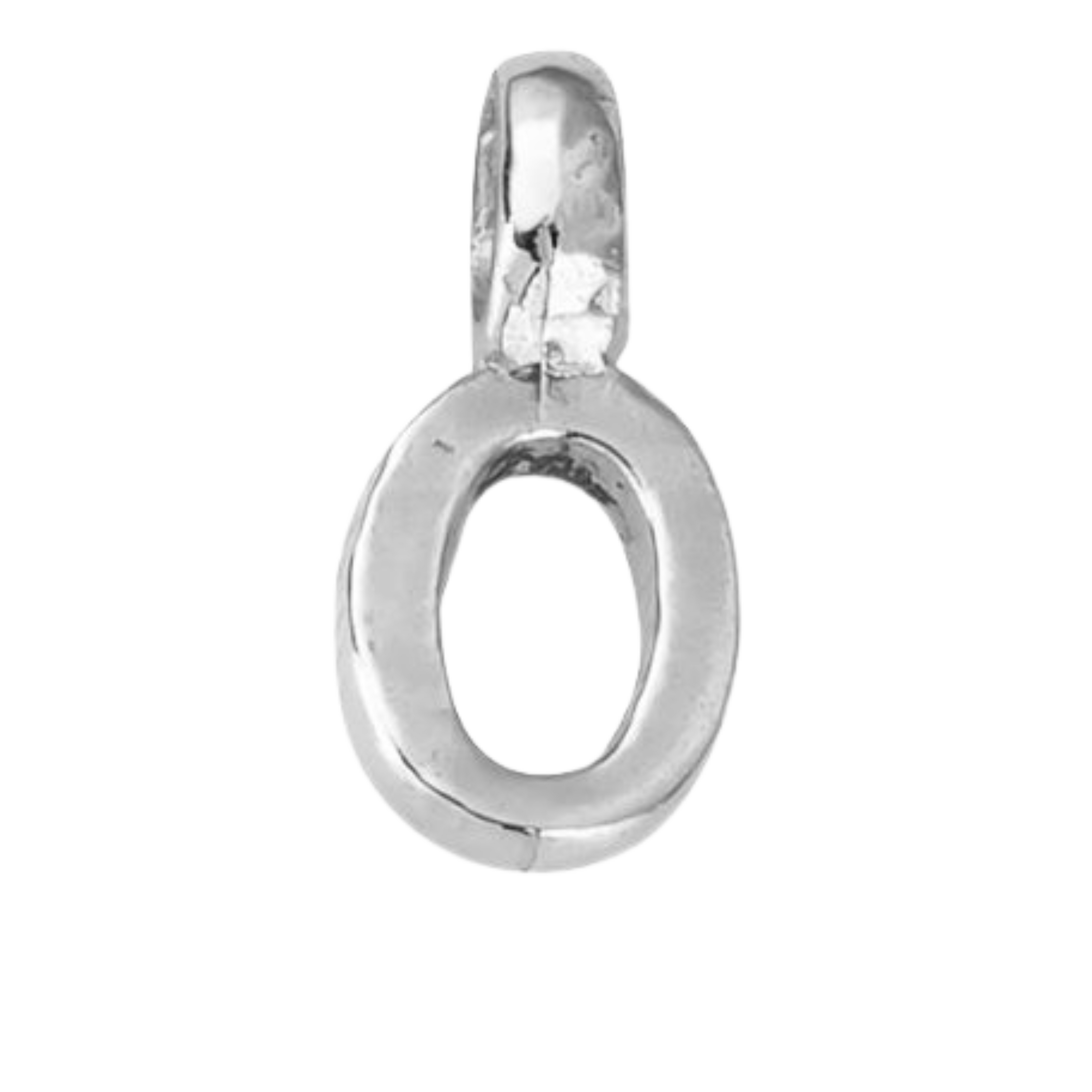 Silver Mini Alphabet Charm