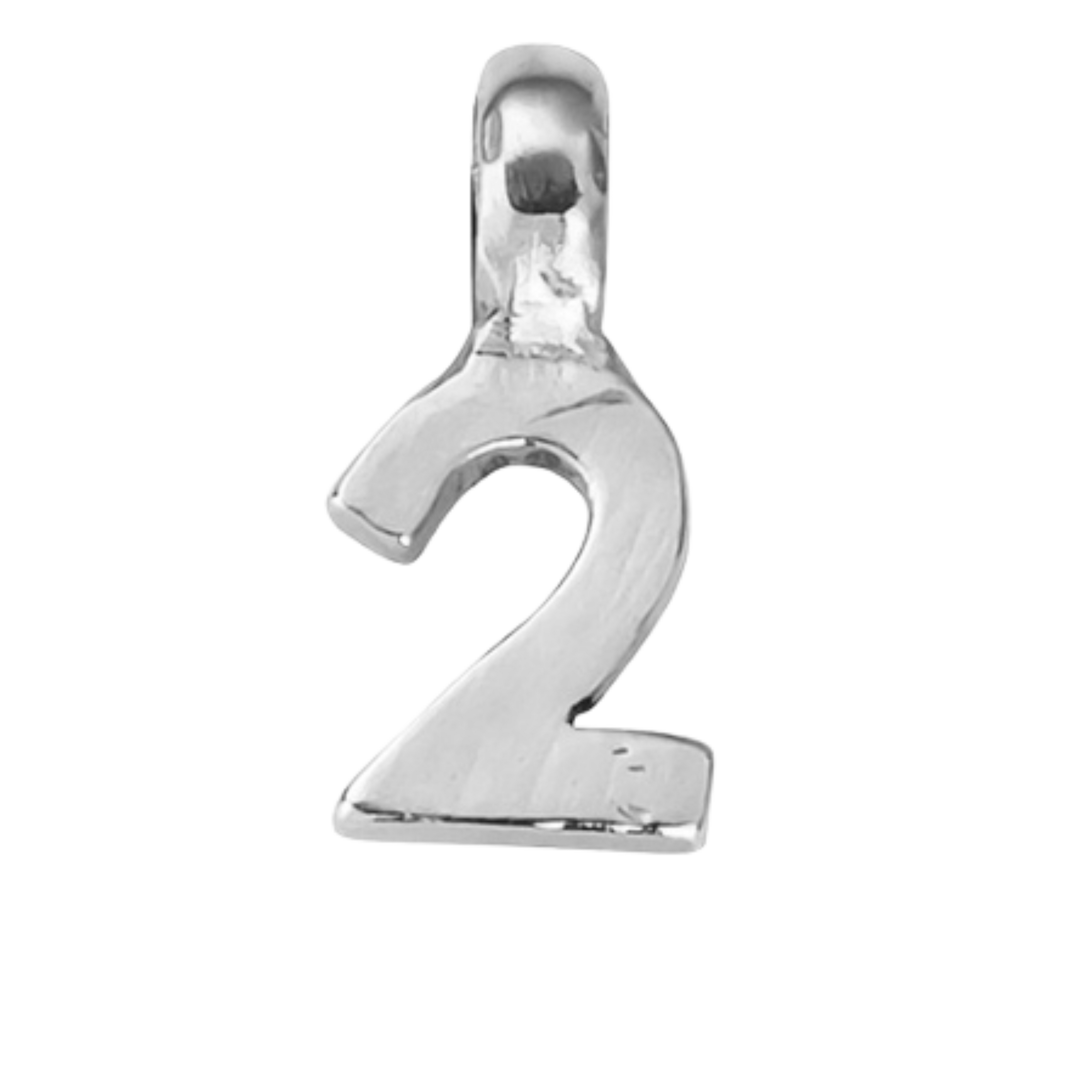 Silver Mini Alphabet Charm