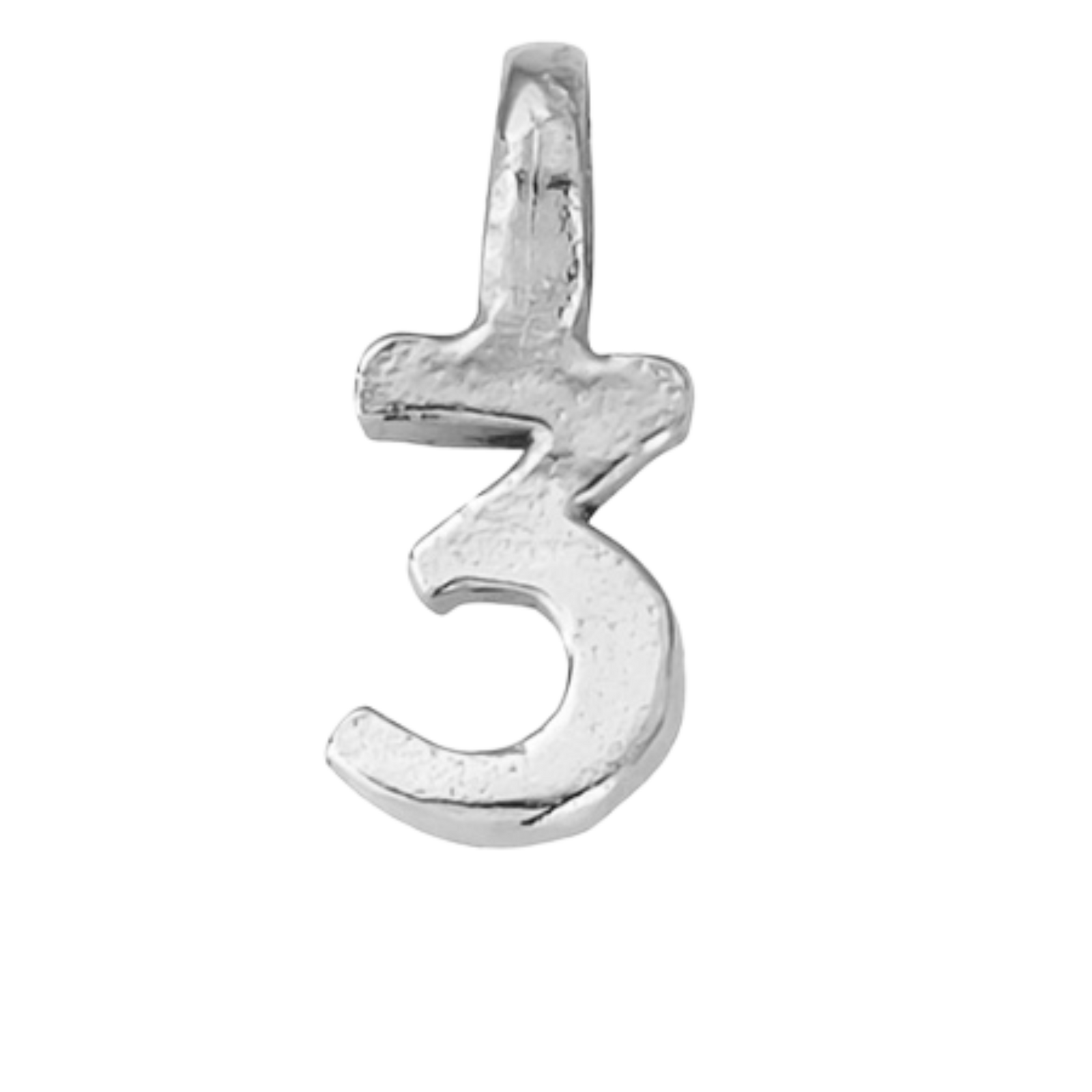 Silver Mini Alphabet Charm