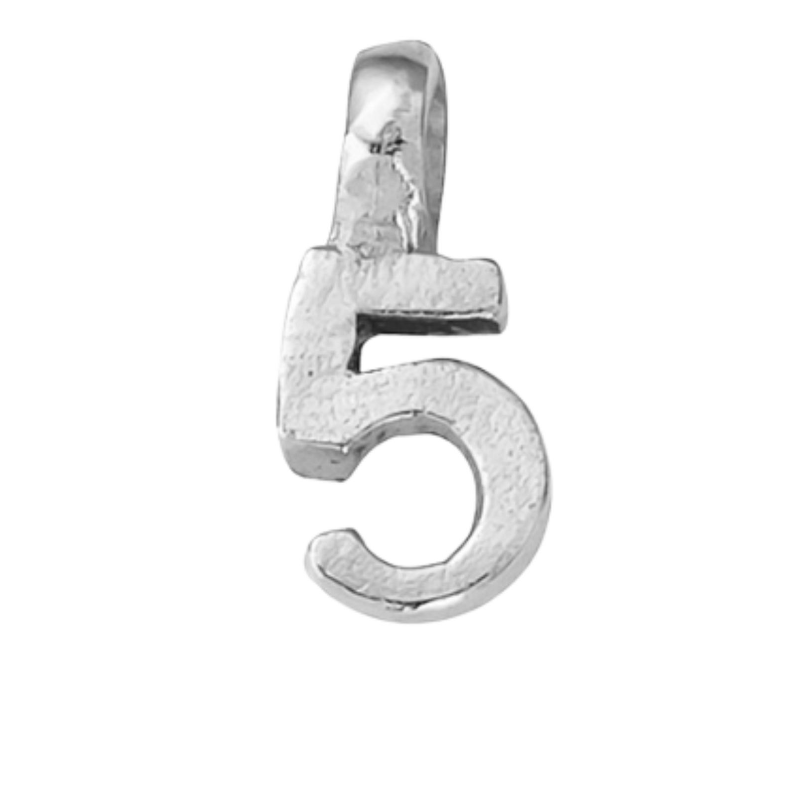 Silver Mini Alphabet Charm