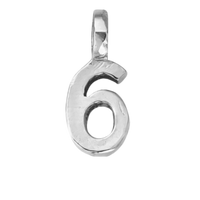 Silver Mini Alphabet Charm