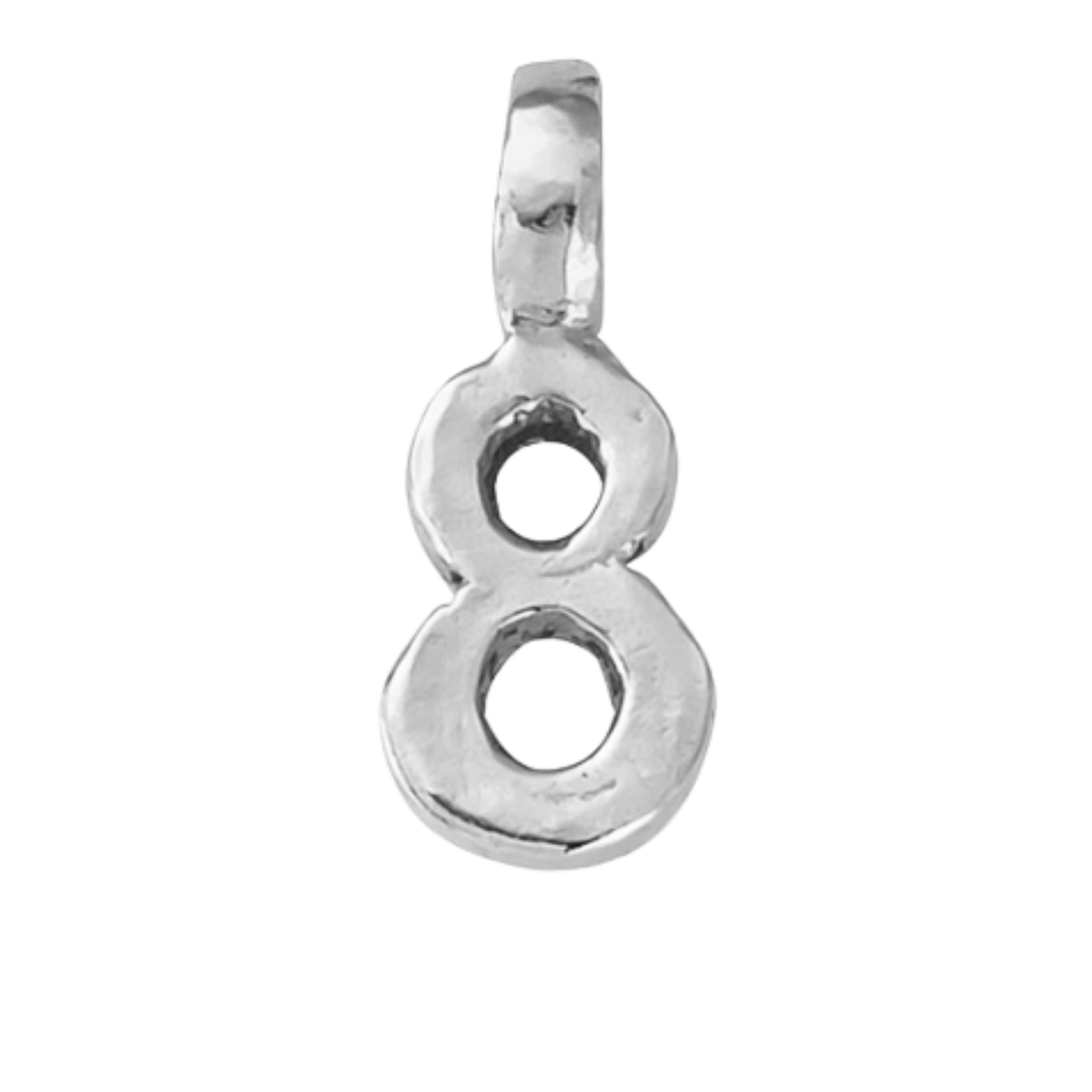 Silver Mini Alphabet Charm