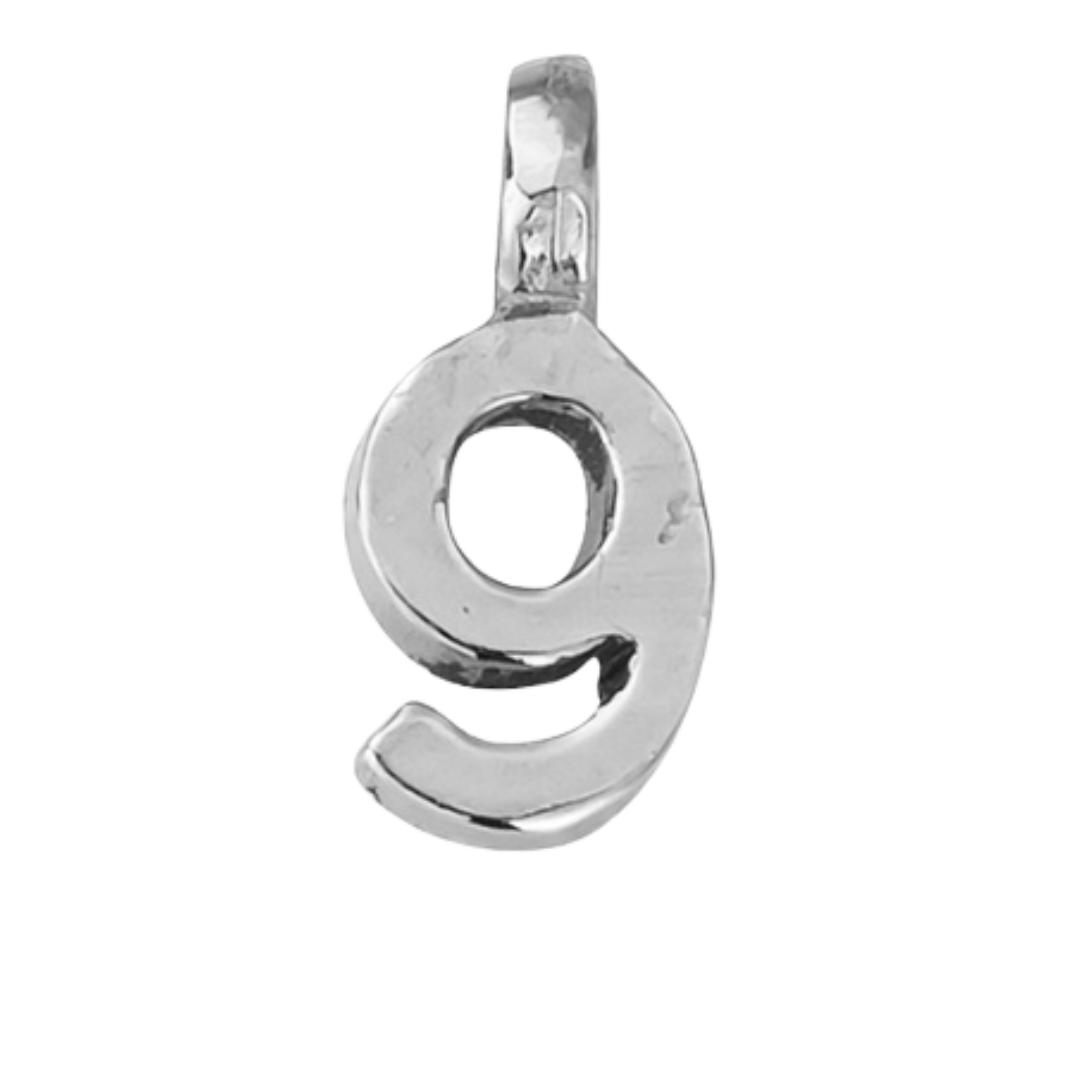 Silver Mini Alphabet Charm