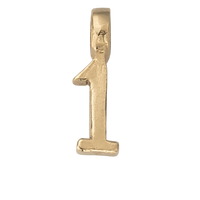 Gold Mini Alphabet Charm