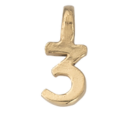 Gold Mini Alphabet Charm