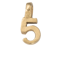 Gold Mini Alphabet Charm