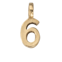 Gold Mini Alphabet Charm