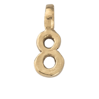 Gold Mini Alphabet Charm