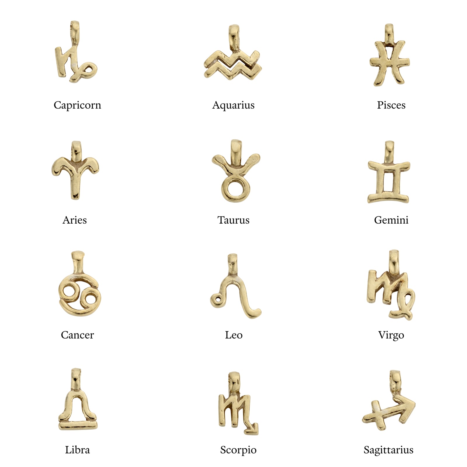 Gold Build Your Own Fixed Necklace