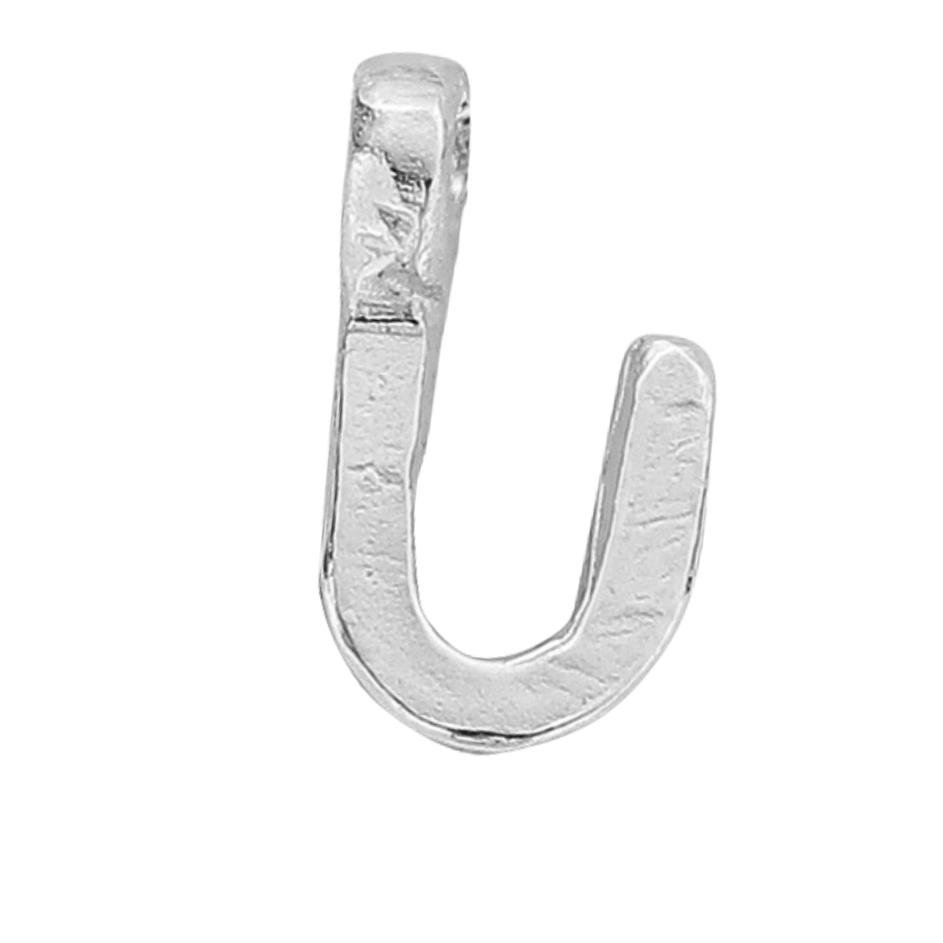 Silver Mini Alphabet Charm