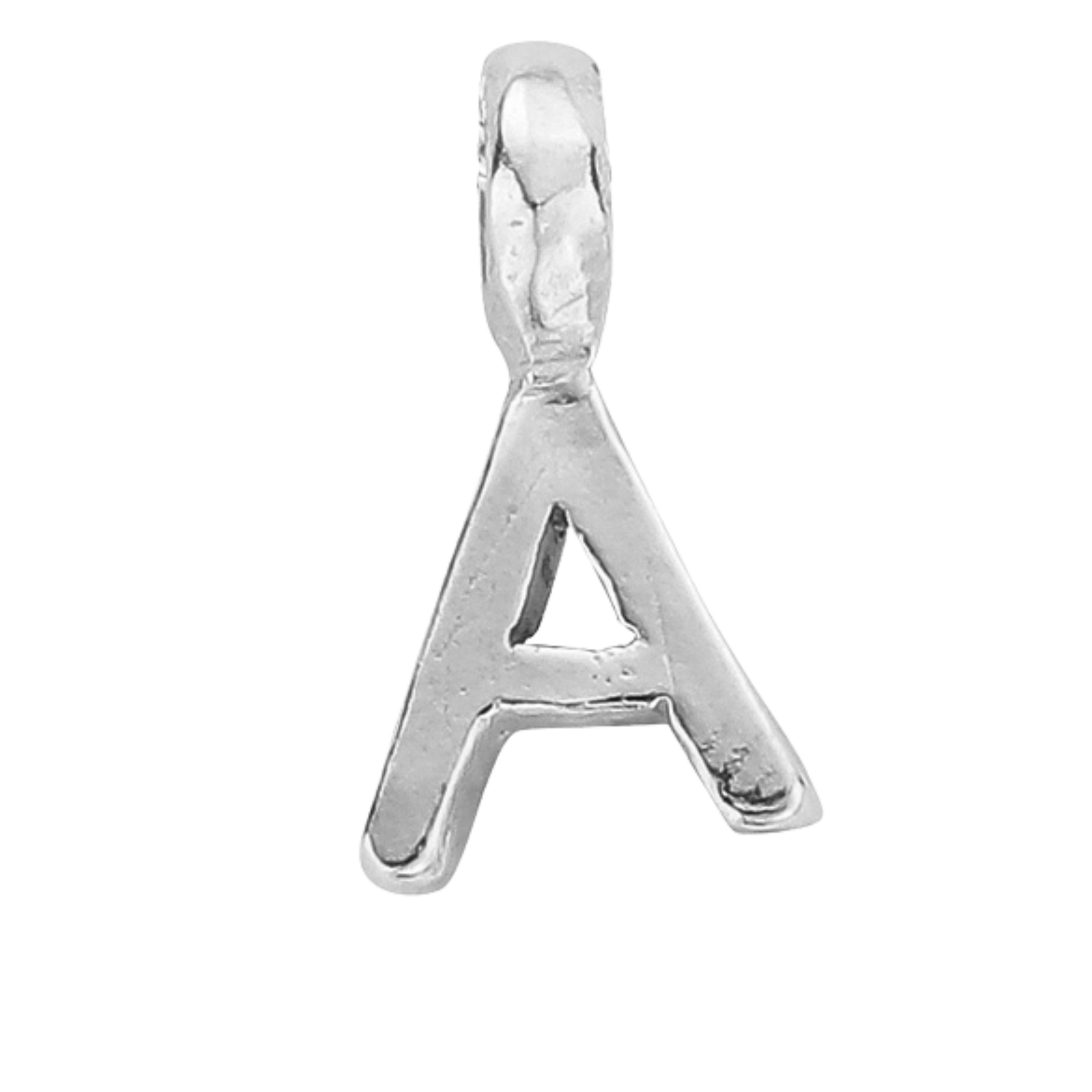 Silver Mini Alphabet Charm