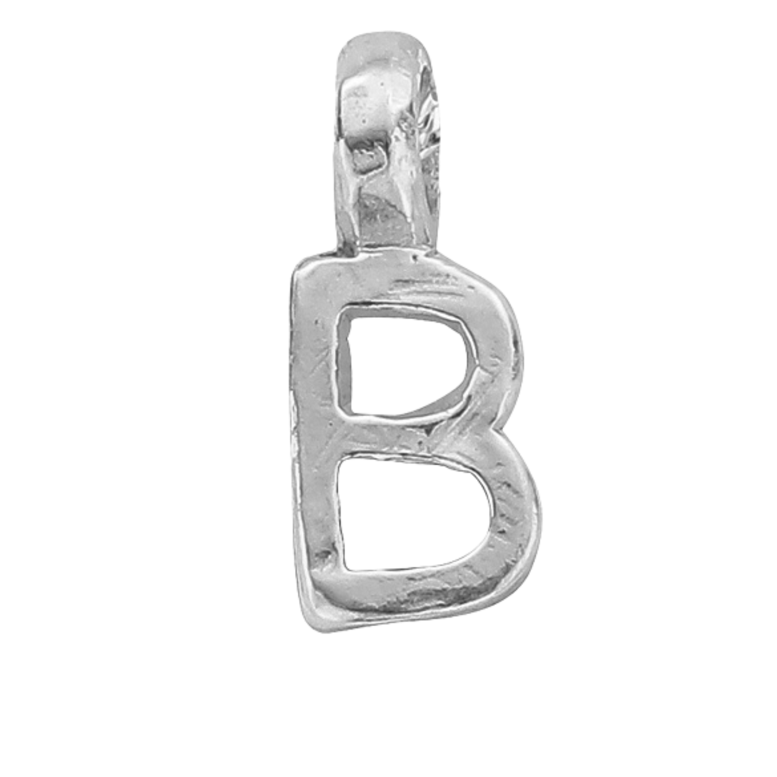 Silver Mini Alphabet Charm