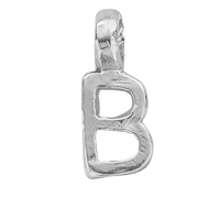 Silver Mini Alphabet Charm
