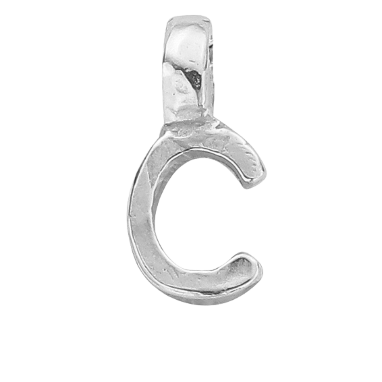 Silver Mini Alphabet Charm