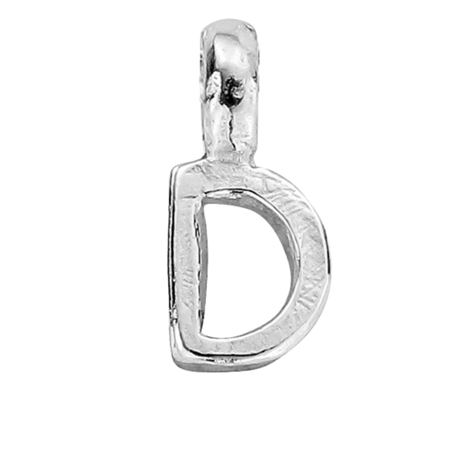 Silver Mini Alphabet Charm