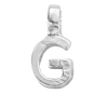 Silver Mini Alphabet Charm