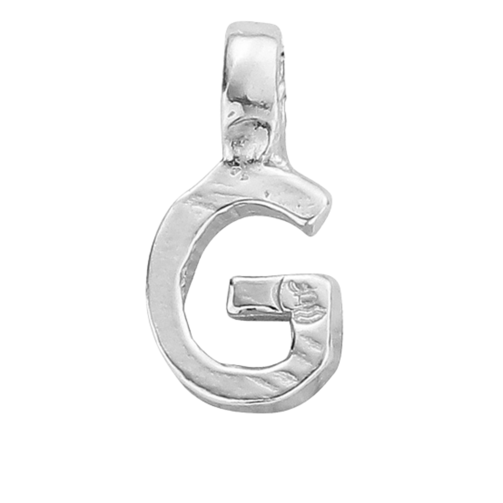 Silver Mini Alphabet Charm