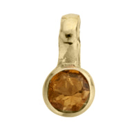Gold Horoscope & Birthstone Charm