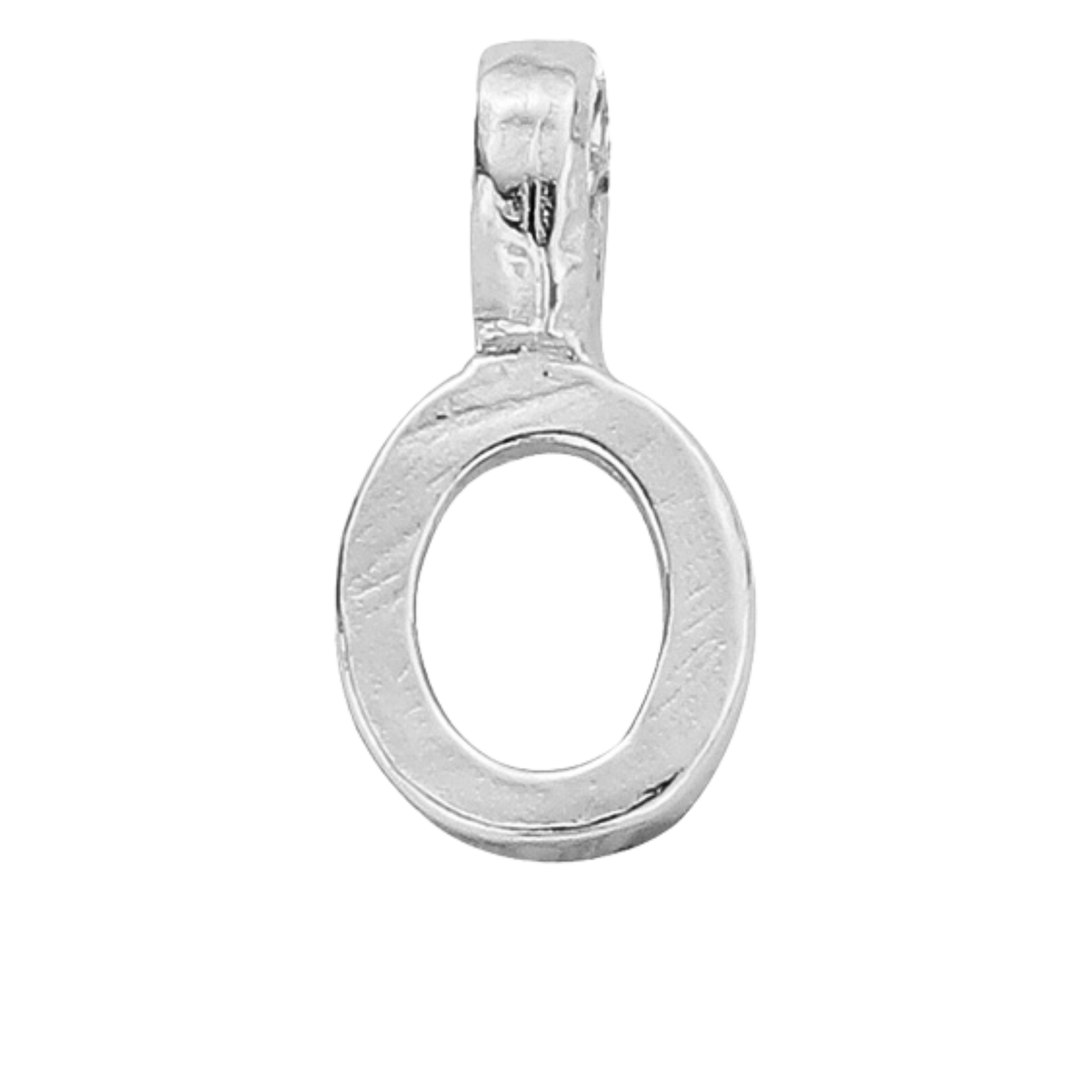 Silver Mini Alphabet Charm