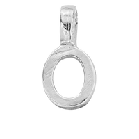 Silver Mini Alphabet Charm