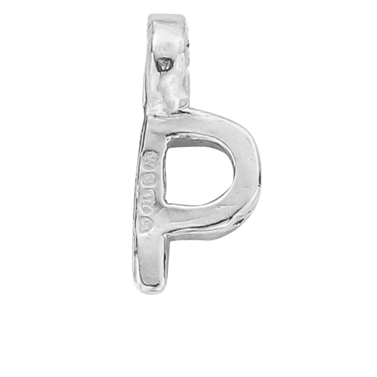 Silver Mini Alphabet Charm
