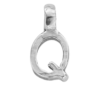 Silver Mini Alphabet Charm