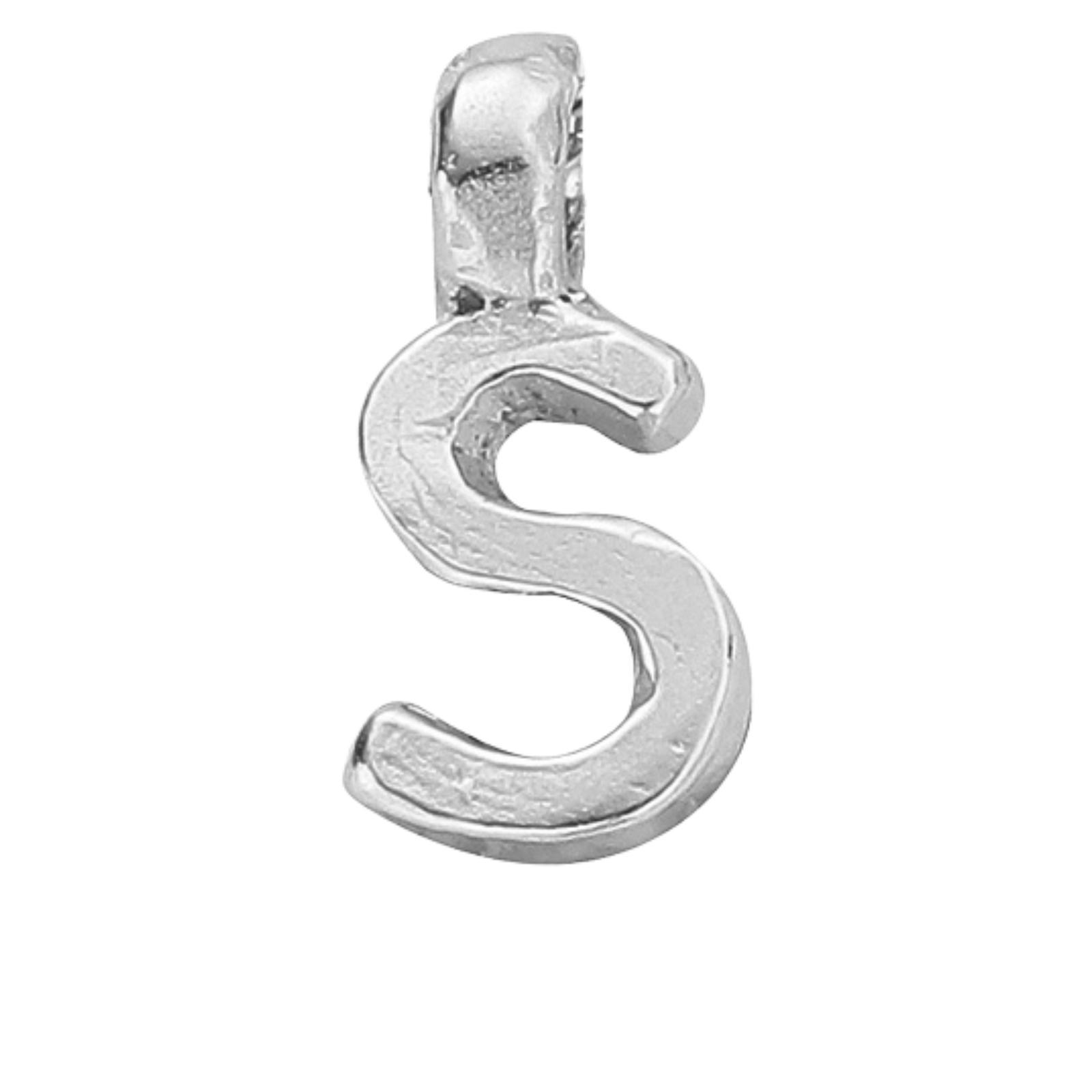 Silver Mini Alphabet Charm
