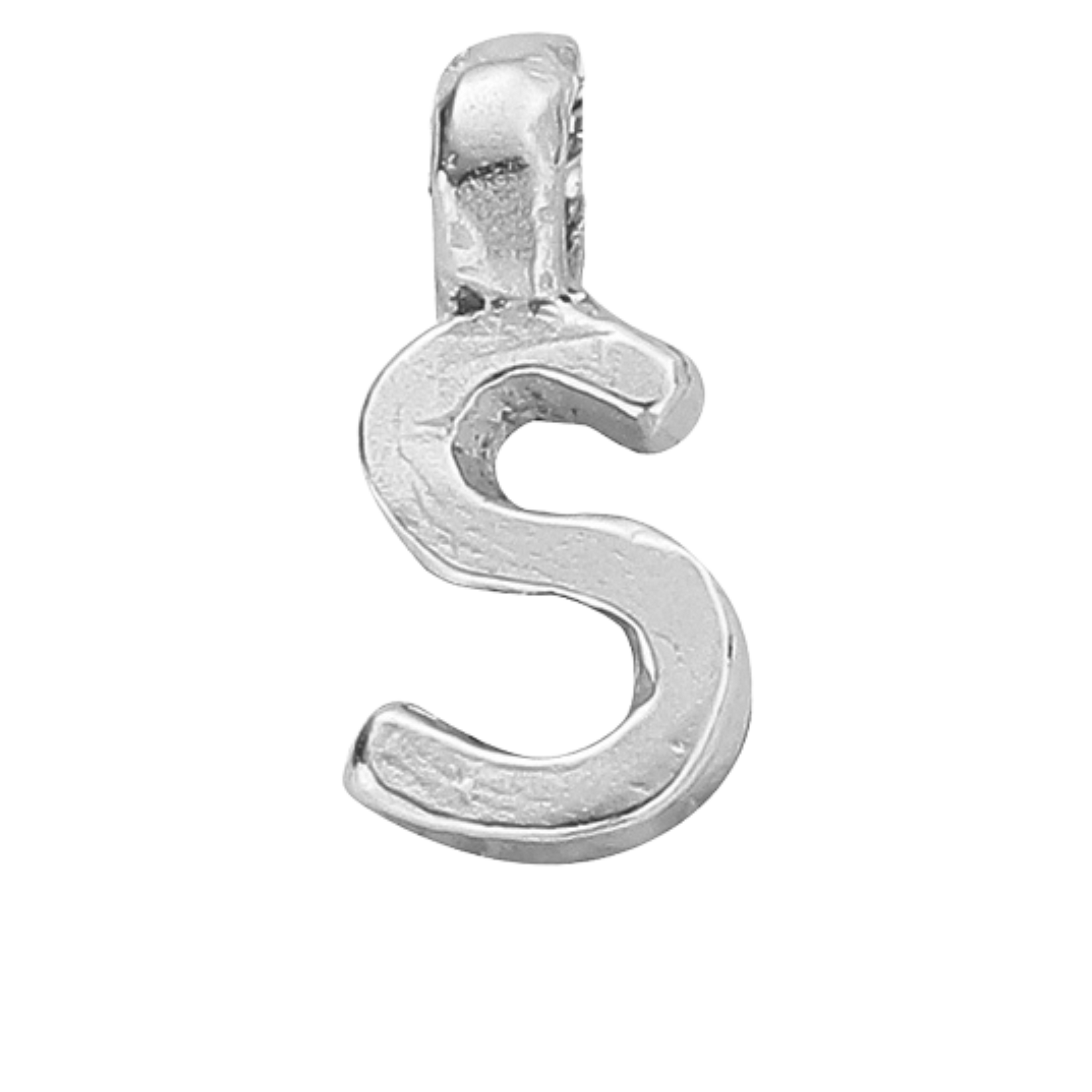 Silver Mini Alphabet Charm