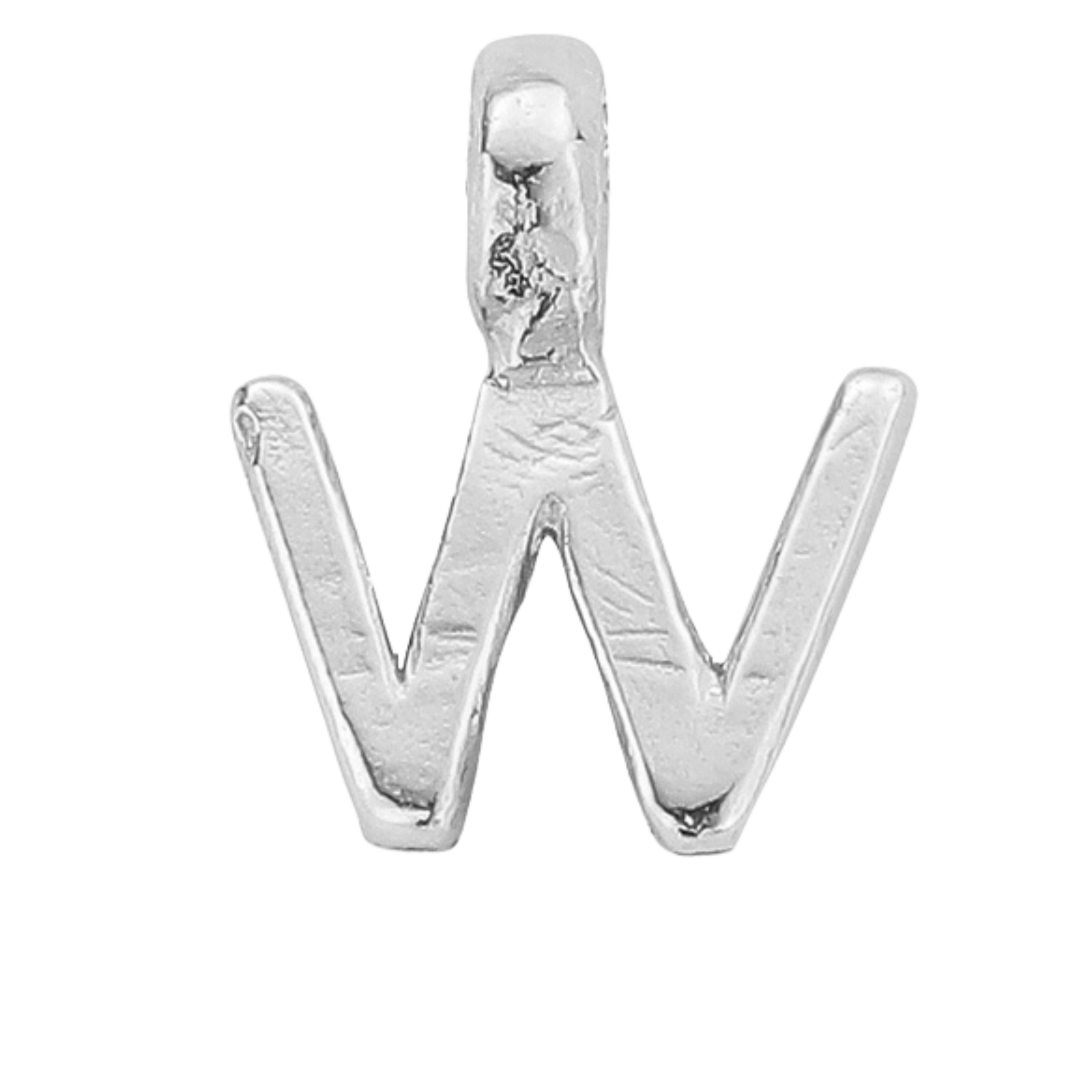 Silver Mini Alphabet Charm