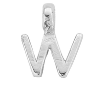 Silver Mini Alphabet Charm