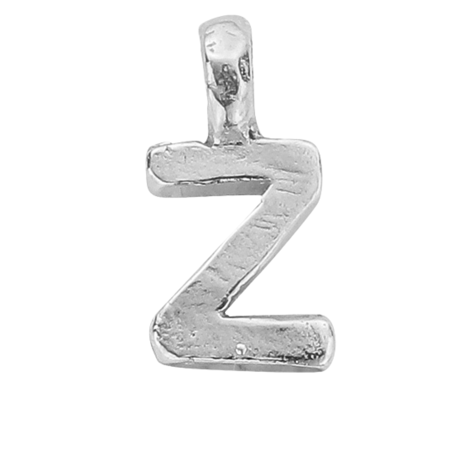 Silver Mini Alphabet Charm