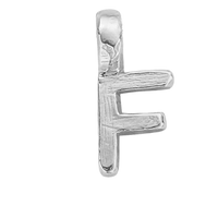 Silver Mini Alphabet Charm
