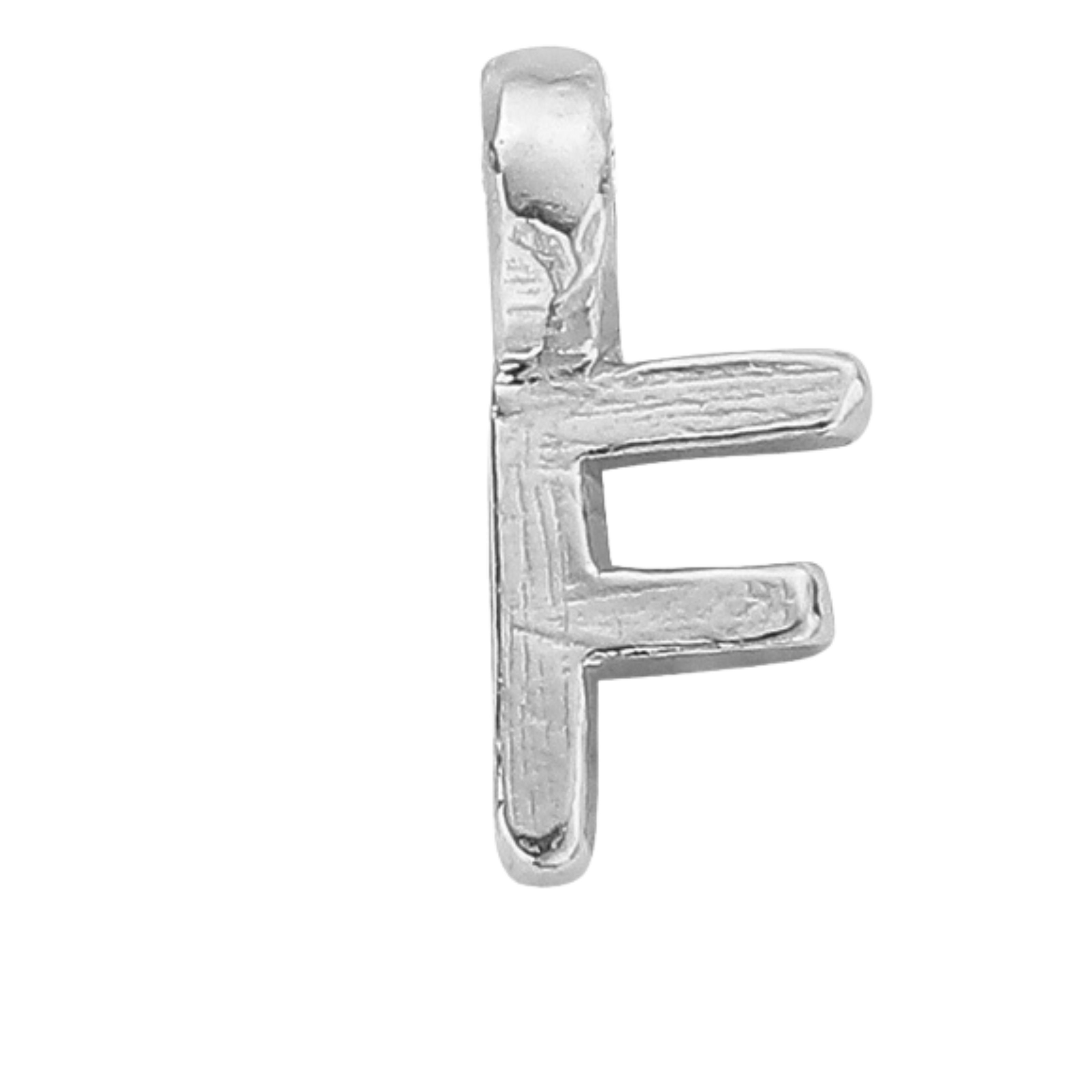 Silver Mini Alphabet Charm