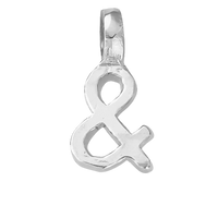 Silver Mini Alphabet Charm