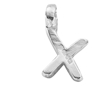 Silver Mini Alphabet Charm