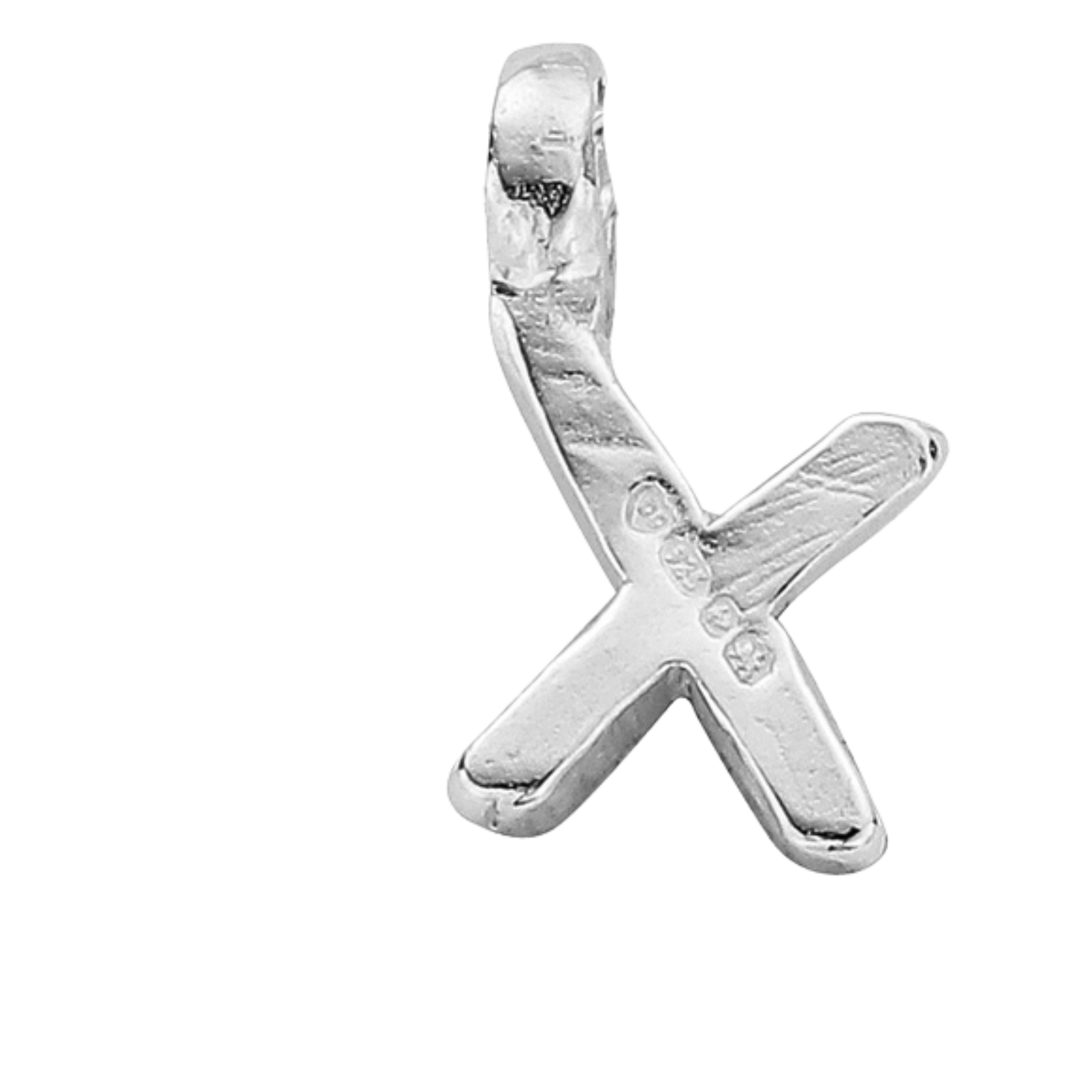 Silver Mini Alphabet Charm