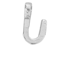 Silver Mini Alphabet Charm