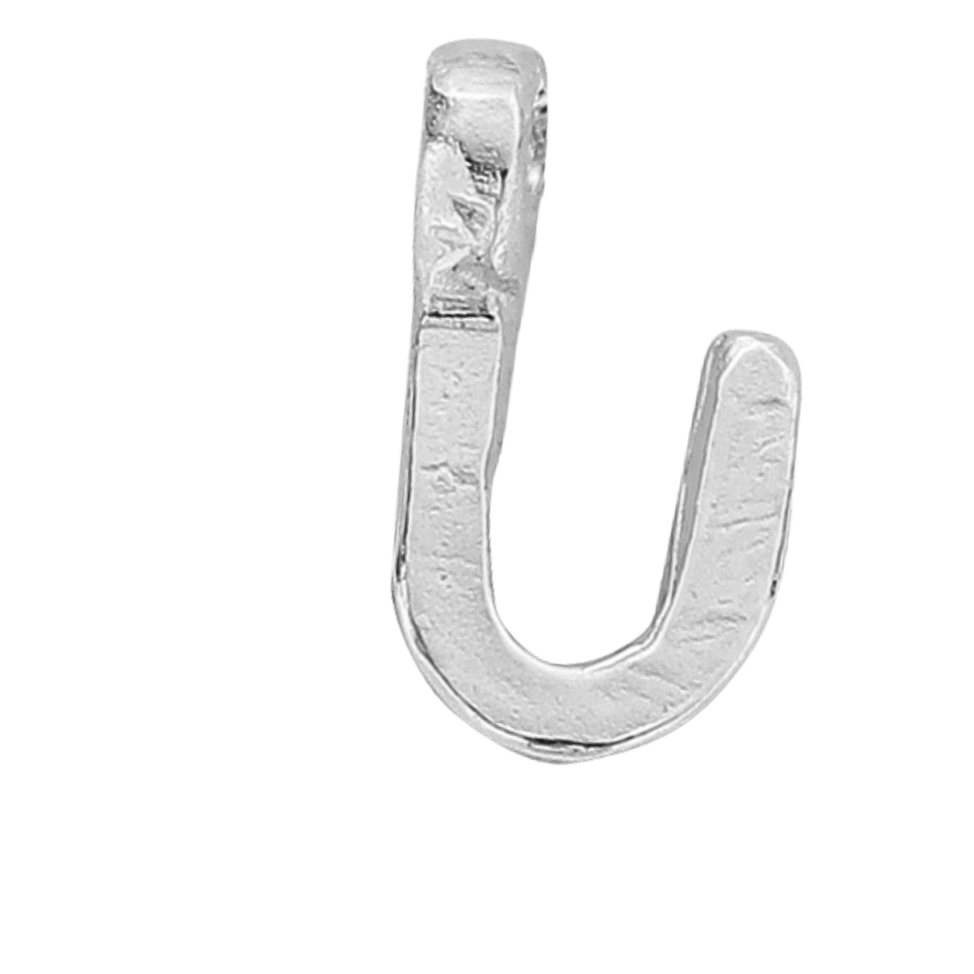 Silver Mini Alphabet Charm
