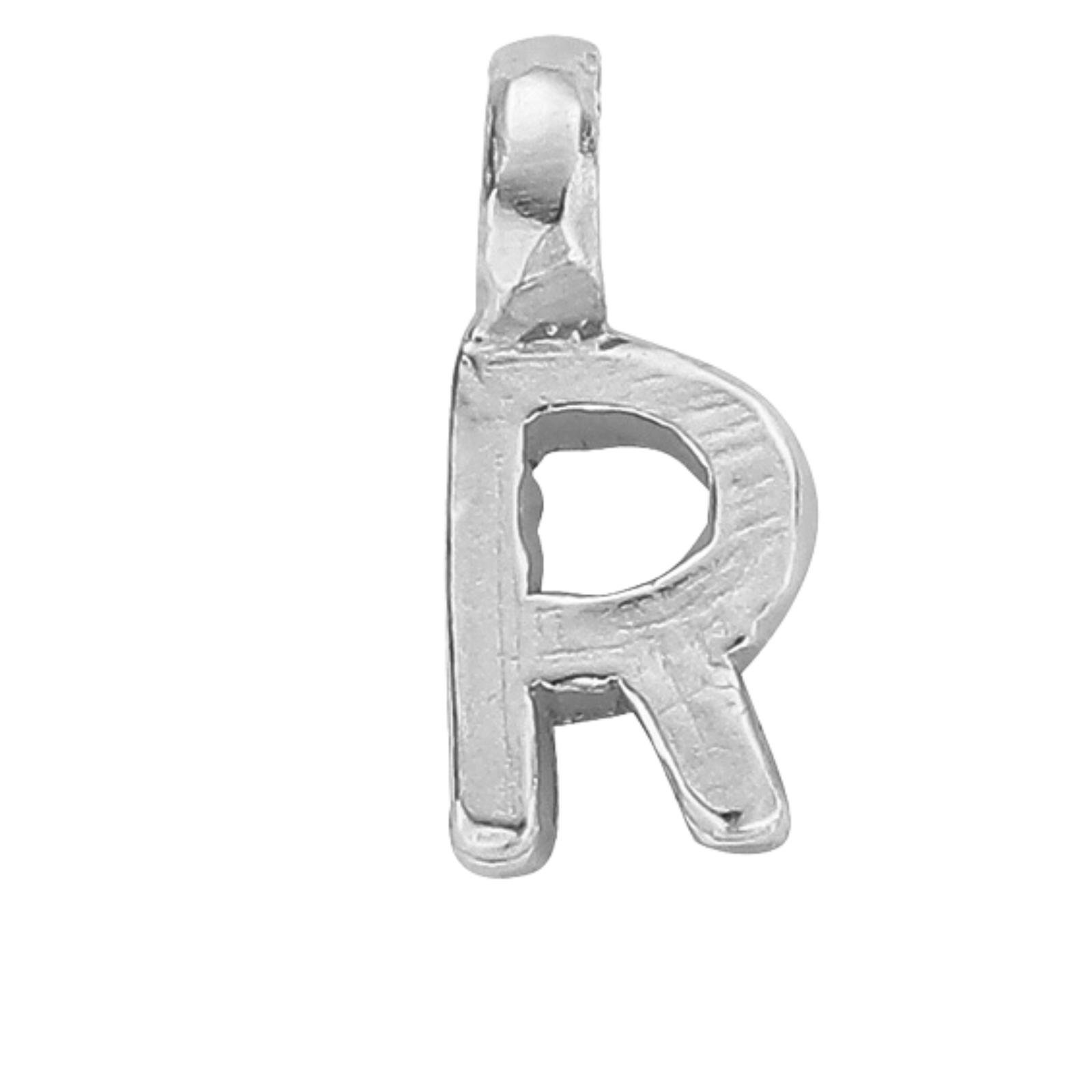 Silver Mini Alphabet Charm