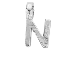 Silver Mini Alphabet Charm