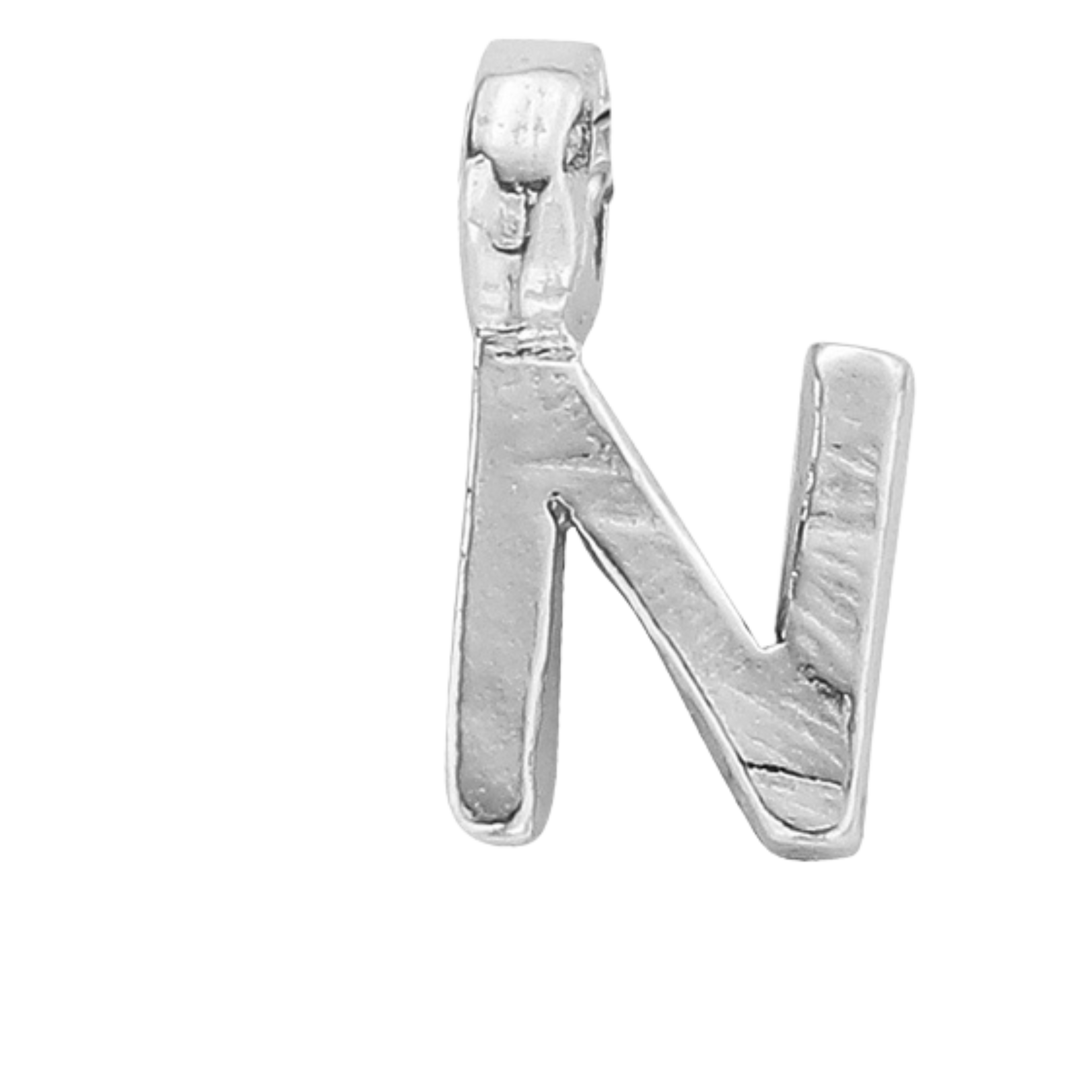 Silver Mini Alphabet Charm