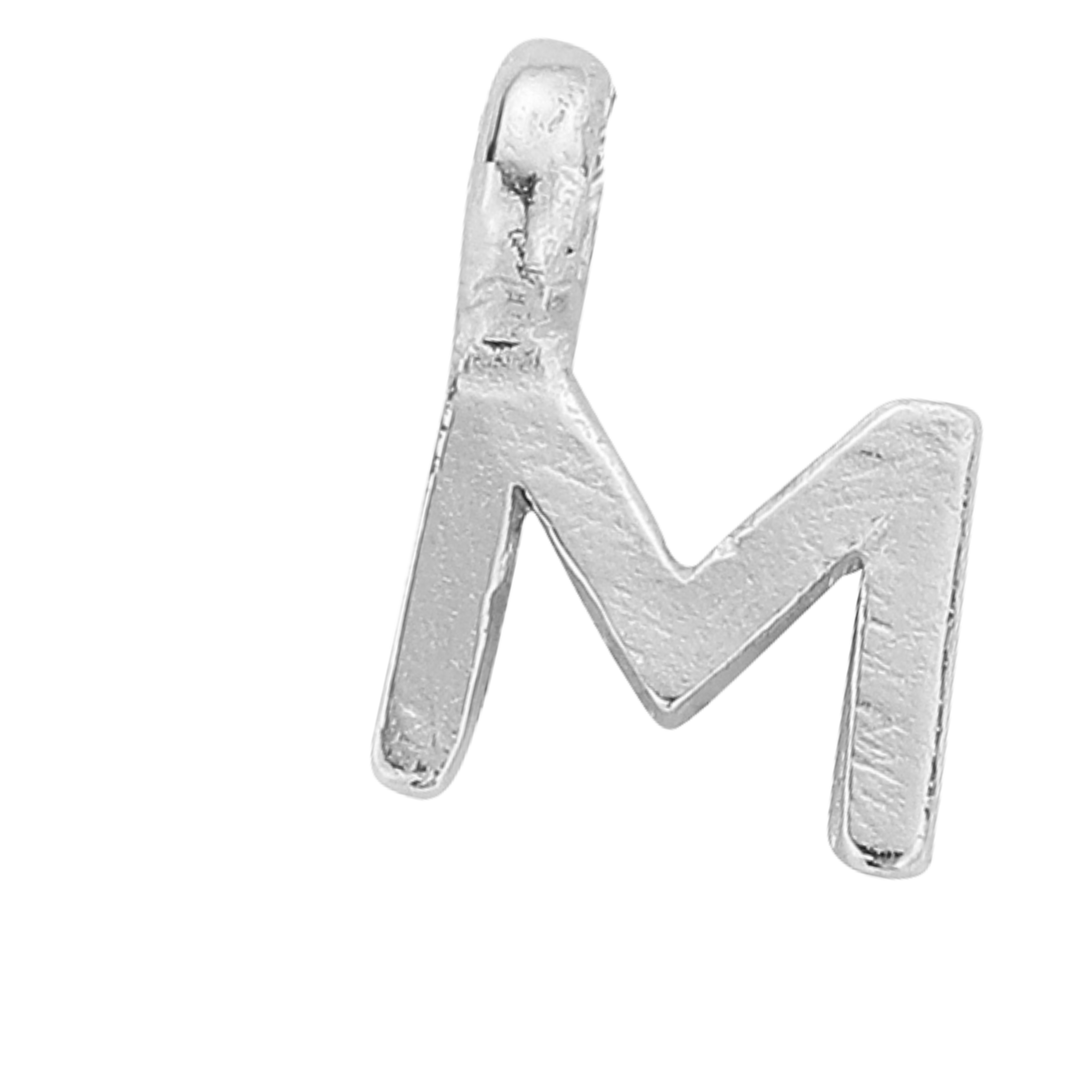 Silver Mini Alphabet Charm
