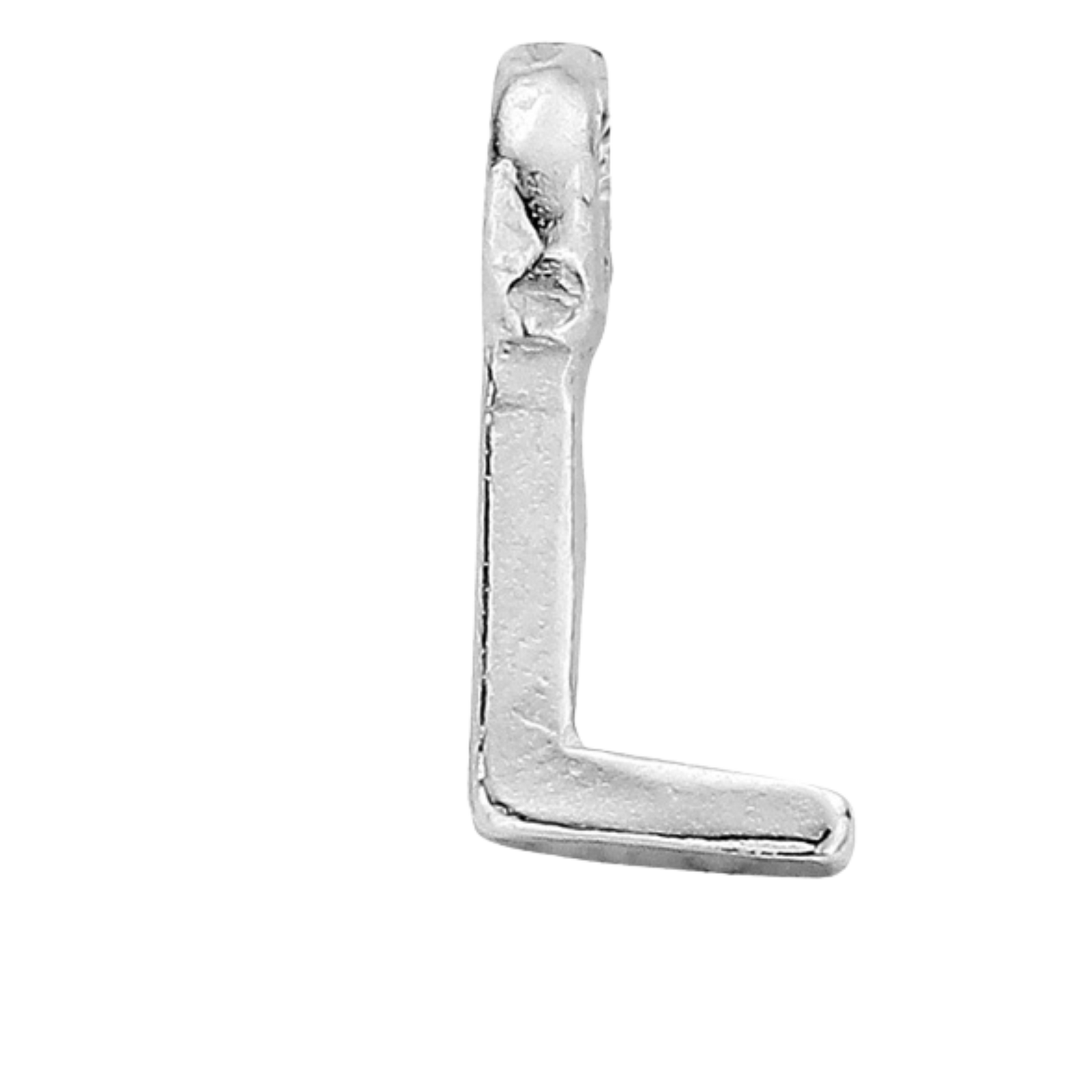 Silver Mini Alphabet Charm