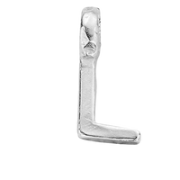 Silver Mini Alphabet Charm