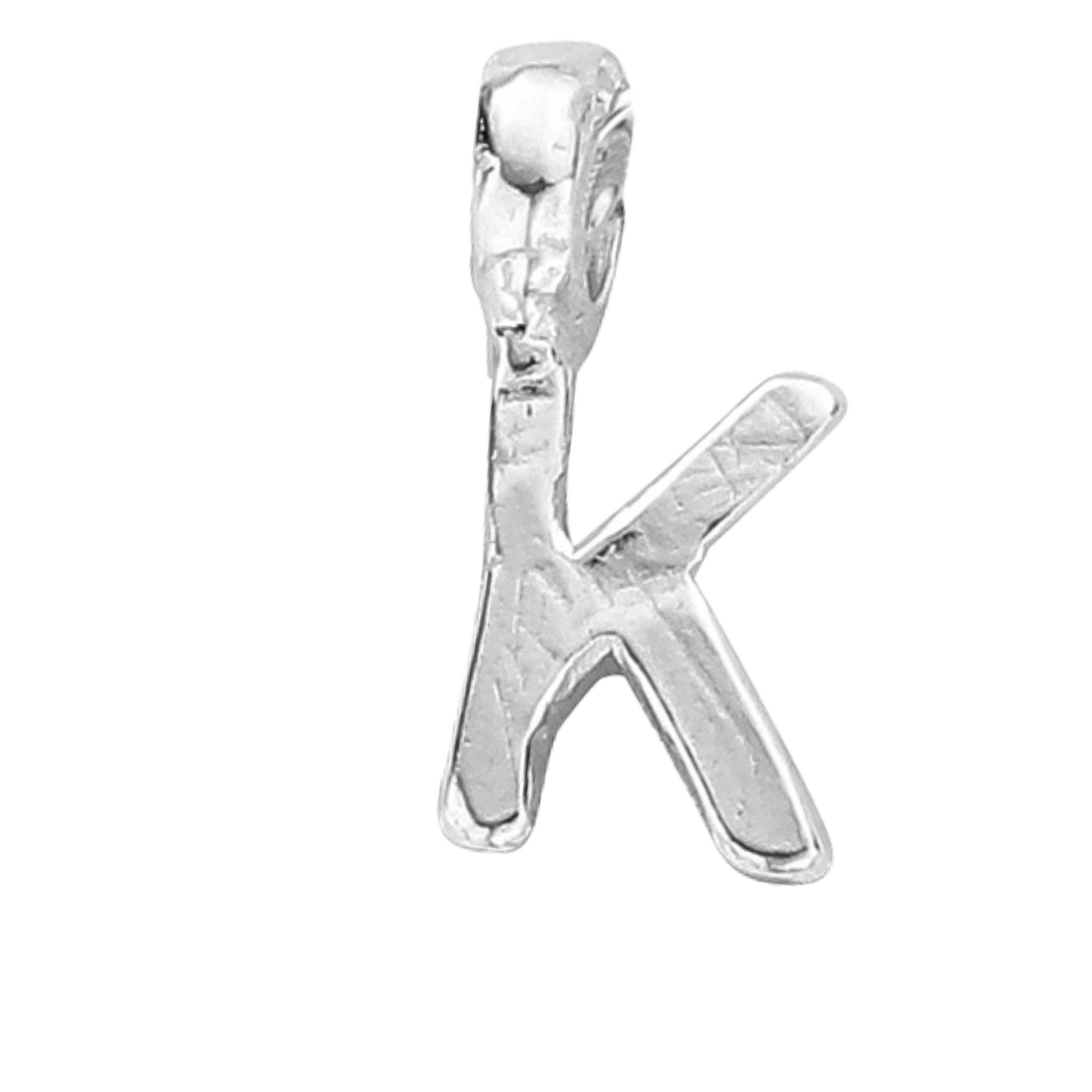 Silver Mini Alphabet Charm