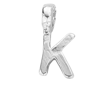 Silver Mini Alphabet Charm